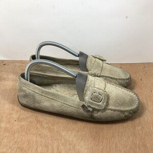 UGG AUSTRALIA Thelma Women Size 8 Leather Sheepskin Lined Moccasin Shoes